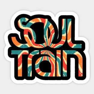 Soul Train Retro Sticker